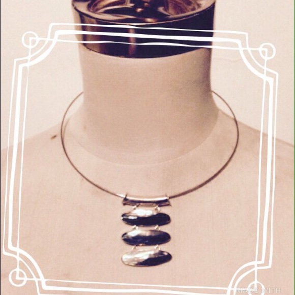 Silver Drop Necklace