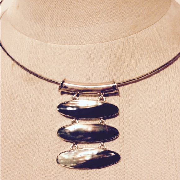 Silver Drop Necklace - Picture 2 of 2
