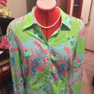 Lilly Pulitzer Checking In Cruiser top