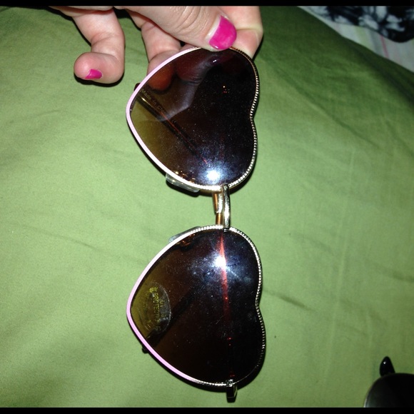 Heart shaped sunglasses