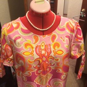 SOLD ON EBAY Lilly Pulitzer pink, orange, yellow
