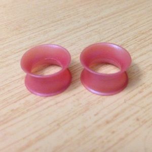 Pink silicone tunnels