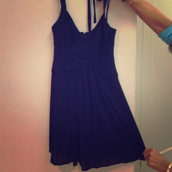 Bcbg black crepe style cocktail dress. Never worn