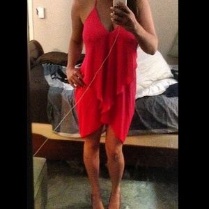 Bubble gum pink cocktail dress!