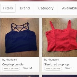Crop top bundle