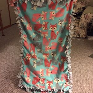 Very cute fleece blanket.