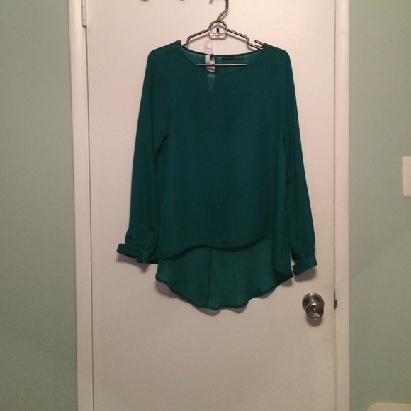 Green blouse
