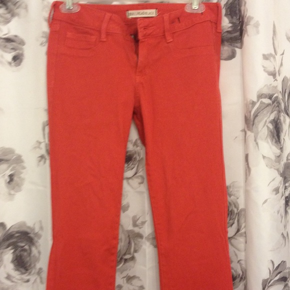 Size 5 red jeans. Worn once but too small. - Picture 1 of 2