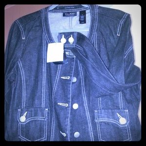 Axcess  Liz  claiborne jean jacket.