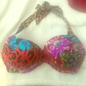 36D Victoria's Secret Bombshell Print Bikini Top