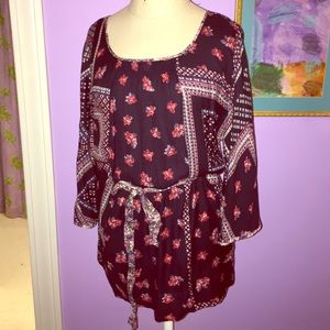 Soft tunic from anthropologie, like new!!