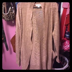 Brown oversized cardigan that has never been worn