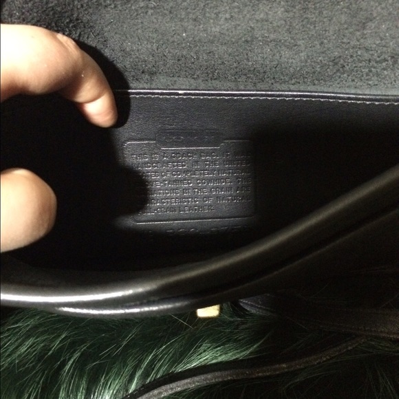 COACH purse! Black leather in perfect condition - Picture 4 of 4