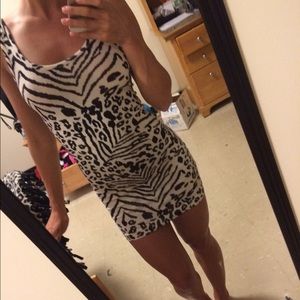 Animal print dress