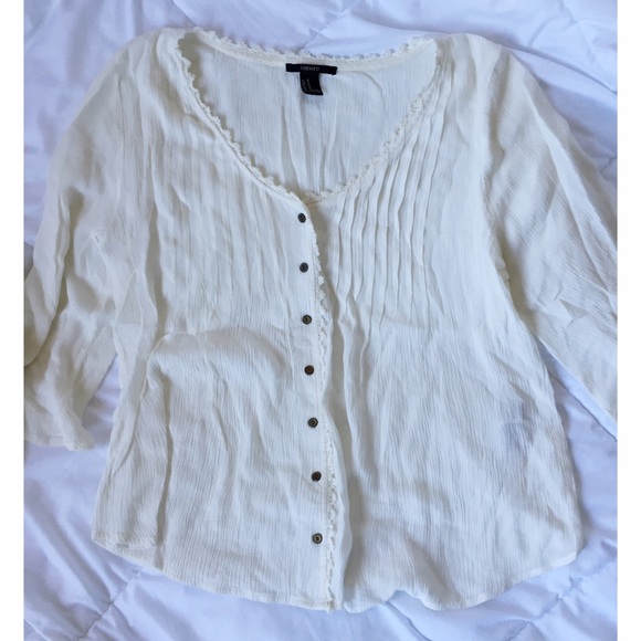 Cream Blouse