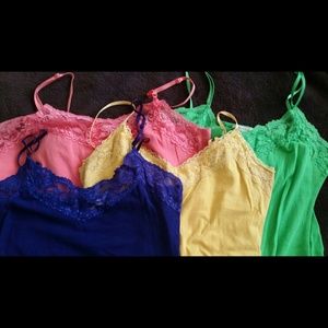 4 Lace Camis