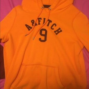 A&F Orange Pullover Hoodie