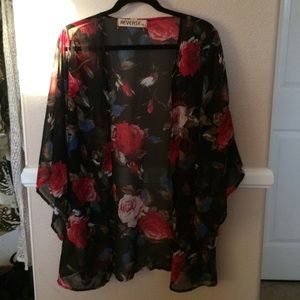 Urban outfitters floral kimono
