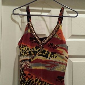 Animal print dress