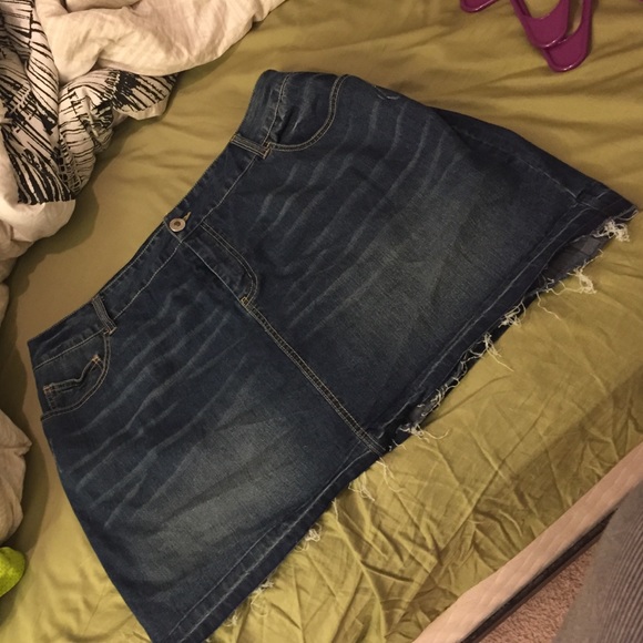 🚫🚫🚫sold🚫🚫🚫Lane Bryant Jean Skirt.