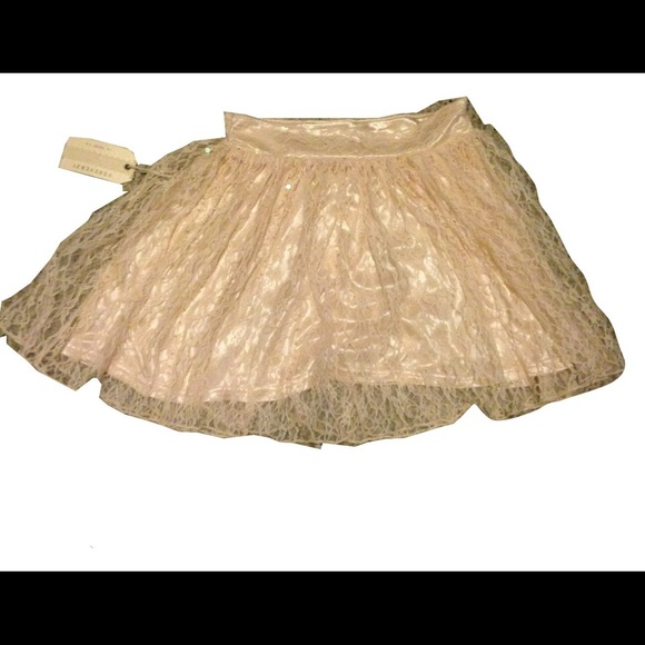 Forever 21 Mini Skater Skirt Pink