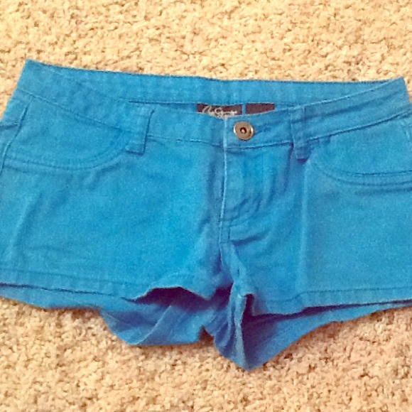 Blue shorts