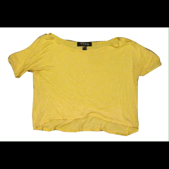 Yellow Crop Top Urban Outfitters