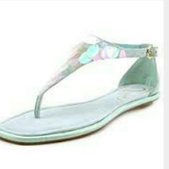 Iridescent sequin sandal - Picture 2 of 4
