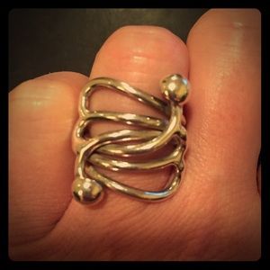 Silver handmade ring