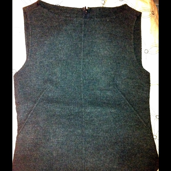 **SOLD** DKNY seamed wool top (2002)