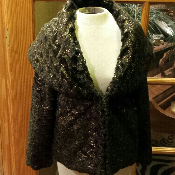 Small Alice & Olivia Masha Faux Fur Jacket - Picture 2 of 4