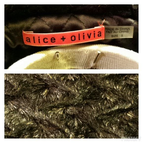Small Alice & Olivia Masha Faux Fur Jacket - Picture 3 of 4