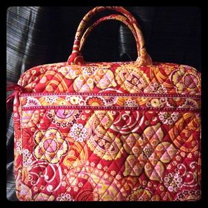 Pink multi Vera Bradley Laptop Bag
