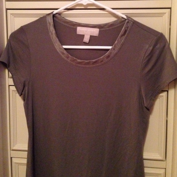 Banana Republic Grey cotton top XS Petites