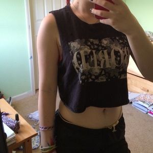 "Bored" Crop Top