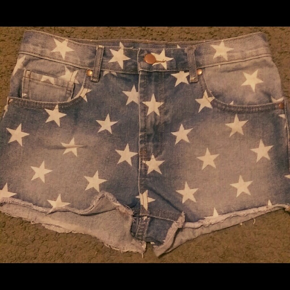 Denim shorts