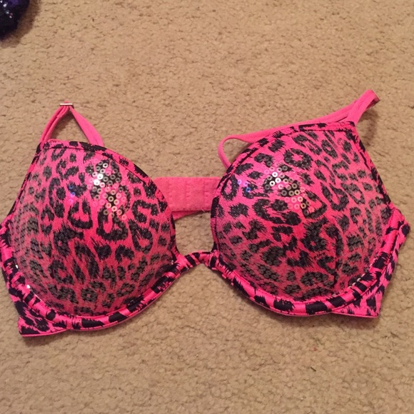 Push up sequin Victoria's Secret bra