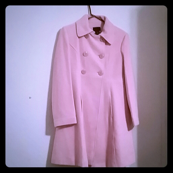 Wool blend coat. A line design