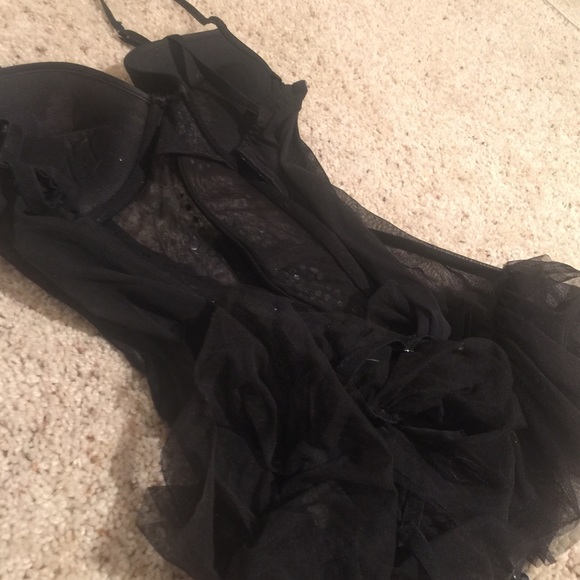 VICTORIA SECRET LINGERIE SPARKLE CORSET - Picture 3 of 4