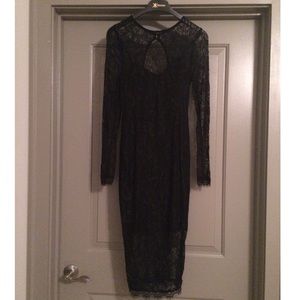 Karsashian Kollection Sheer Lace Dress
