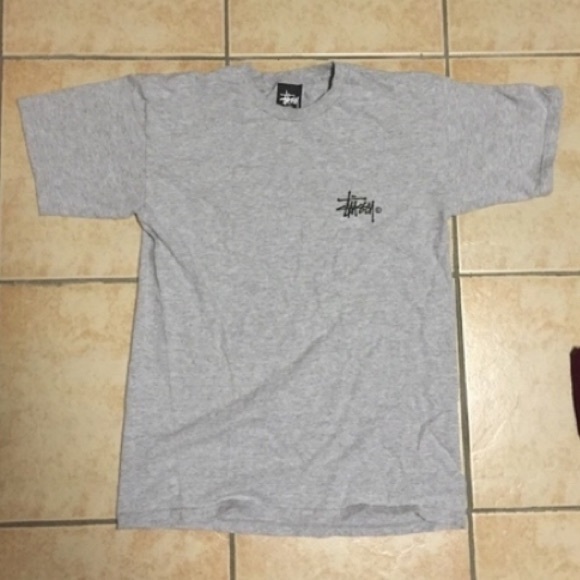 Stussy grey tshirt