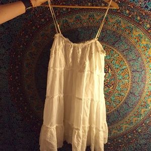 billabong white eyelet dress