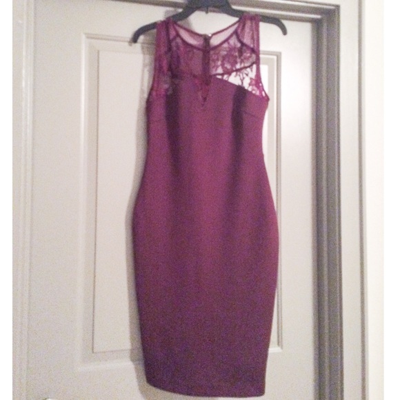 Karsashian Kollection Mixed Lace Dress