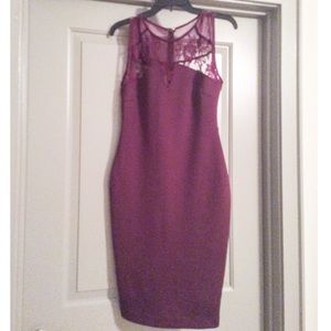 Karsashian Kollection Mixed Lace Dress