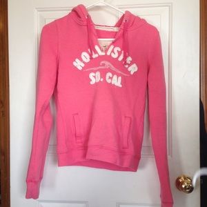 Pink Hollister sweatshirt