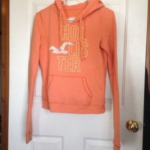 Orange Hollister sweatshirt