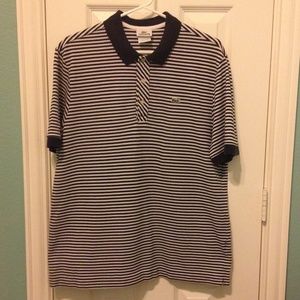 Mens blue striped shirt