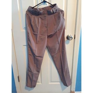 American Apparel High Waist Pleated Pants