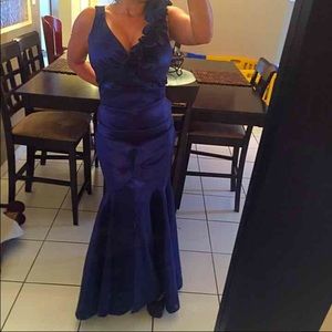 Royal Blue Mermaid Prom Dress