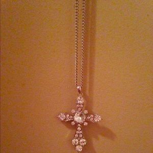 Never been worn buckle cross necklace